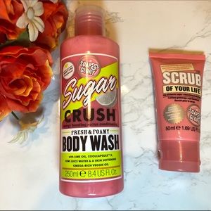 Sugar Crush Body Wash and Body Scrub